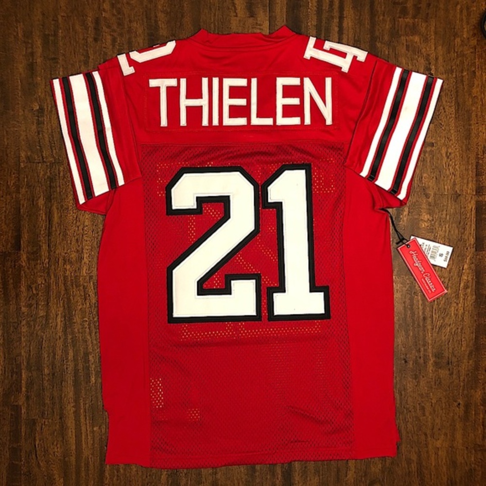 Adam Thielen High School Football Jersey, Detroit Lakes, S, NWT